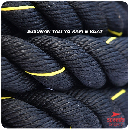 SPEEDS Tali Fitness Battling Ropes Gym waves rope crossfit mma muaythai 15 Meter 024-7