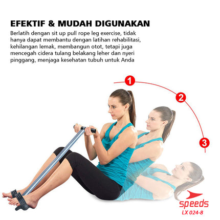 SPEEDS Tummy Trimmer alat fitness alat olahraga pengecil perut dan pembakar lemak Spring 024-8