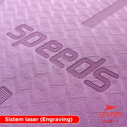 SPEEDS Matras Yoga TPE 6mm Alas Yoga Mat Alas Olahraga Karpet Spons Gym Berstandar SNI 027-1