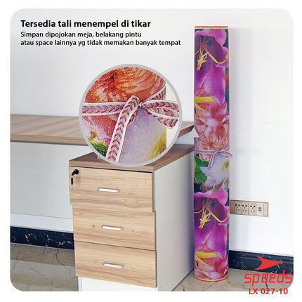 SPEEDS Karpet Gulung Alas Bermain Tidur Duduk Bayi 180x200x6mm Portabel EPE Tikar Gulung 027-10