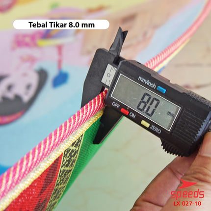 SPEEDS Karpet Gulung Alas Bermain Tidur Duduk Bayi 180x200x6mm Portabel EPE Tikar Gulung 027-10