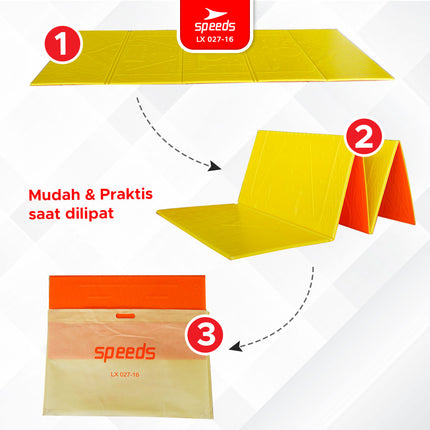 SPEEDS Matras Bayi Lipat Duduk XPE Polos Olahraga Baby Kasur Tidur Gunung Tebal Karpet Outdoor Matras Camping Playmat Playmate 027-16