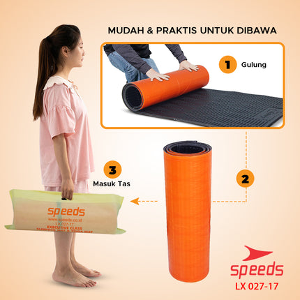 SPEEDS Matras Yoga Lipat Outdoor Duduk XPE Polos Olahraga Yoga Playmat Playmate Baby Tebal Karpet Camping Kasur Tidur Gunung 027-17
