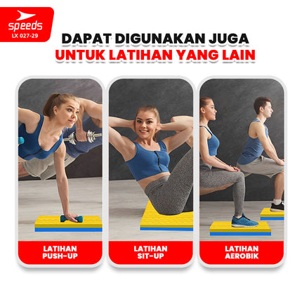 SPEEDS Matras Lutut 50x30x4cm Knee Pad EVA Alas Ab Wheel Evamat Bantalan Ab Roller Cushion Pad LX 027-29