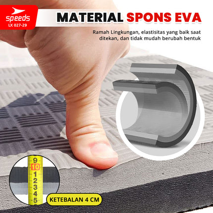 SPEEDS Matras Lutut 50x30x4cm Knee Pad EVA Alas Ab Wheel Evamat Bantalan Ab Roller Cushion Pad LX 027-29