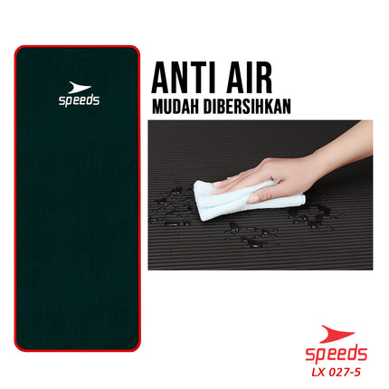 SPEEDS Matras Yoga NBR Tebal 10mm Premium Alas Olahraga Yoga Karpet Mat Spons Gym 027-5