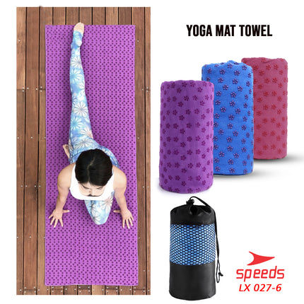 SPEEDS Yoga Towel Mat Handuk Yoga Matrass Anti Bacterial Washable Portable Untuk Fitness 027-6