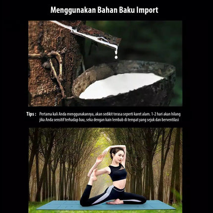 SPEEDS Matras Yoga Mat Pu Karet Matras Premium Karpet Spons Speeds bonus tas 027-7
