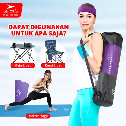 SPEEDS Tas Matras Yoga Water Resistance Mesh Bag Anti Air Tas Yoga Mat Jaring LX 027-TAS-YOGA