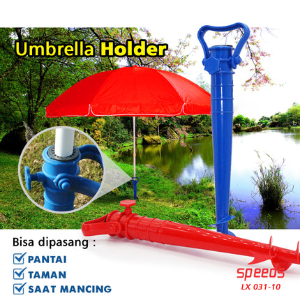 SPEEDS Kaki Penyangga Holder Payung Pantai Kaki Payung Tenda Parasol Serbaguna 031-10