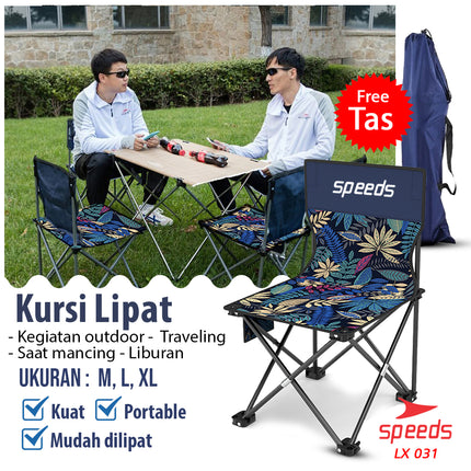 SPEEDS Kursi Lipat Camping Kursi Lipat Outdoor Kursi Gunung Kursi Sauna Bangku Portable 031-12
