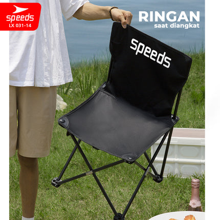 SPEEDS Kursi Lipat Outdoor Portable Kursi Camping Folding Chair Gunung Kemah Mudah LX 031-14