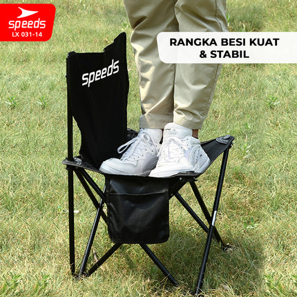 SPEEDS Kursi Lipat Outdoor Portable Kursi Camping Folding Chair Gunung Kemah Mudah LX 031-14