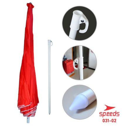 SPEEDS Payung Pantai Payung Tenda Event Cafe Bazaar Parasol Diameter 200cm Ori 031-2