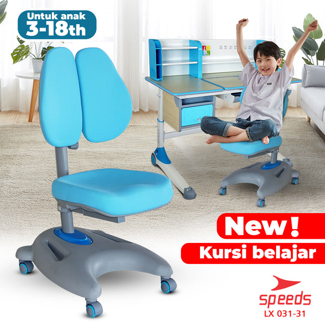 SPEEDS Kursi Anak Kaki Huruf U Kursi Belajar Anak Bangku Anak Multifungsi Table Board 031-31