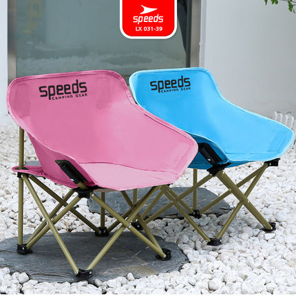 SPEEDS Kursi Lipat Anak Portable Kursi Bulat Foldable Moon Chair Outdoor Indoor 031-39