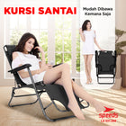 SPEEDS Kursi Lipat Kursi Malas Tempat Tidur Folding Bed Kursi Outdoor Indoor Kursi Santai 031-44