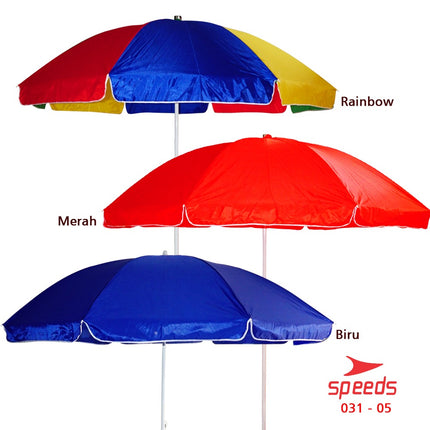 SPEEDS Tenda Payung 180 cm Event Pantai Cafe Bazaar Parasol Diameter Payung Untuk Event Booth 031-5