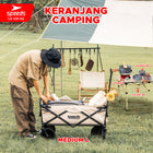 SPEEDS Keranjang Camping Gerobak Lipat Troli Barang Glamping Box Multifungsi Outdoor 031-52