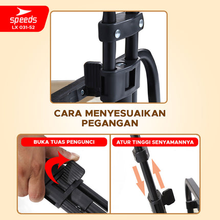 SPEEDS Keranjang Camping Gerobak Lipat Troli Barang Glamping Box Multifungsi Outdoor 031-52