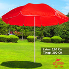 SPEEDS Payung pantai payung cafe payung Tenda Payung Event Cafe Bazaar Parasol 210cm 031-6