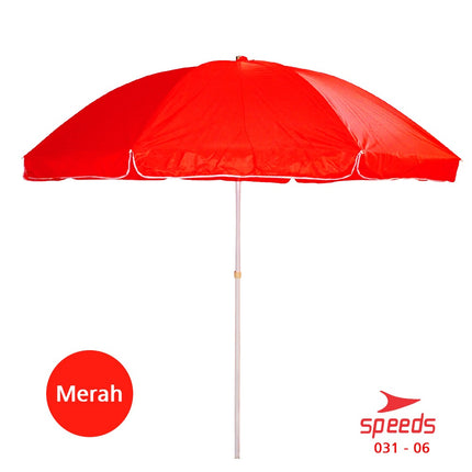 SPEEDS Payung pantai payung cafe payung Tenda Payung Event Cafe Bazaar Parasol 210cm 031-6