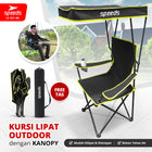 SPEEDS Kursi Lipat Outdoor Dengan Kanopi Portabel Folding Chair Portable Canopy Camping LX 031-60