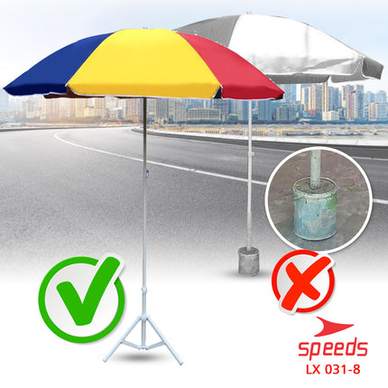 SPEEDS Kaki Penyangga Tripod Dudukan Payung Tenda Parasol Pantai Serbaguna 031-8