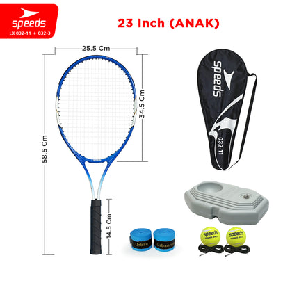 SPEEDS Raket Tennis Set Bola Raket Tenis Latihan Tenis Tennis Trainner Training Toll Exercise Alat Olahraga Tennis 032-11