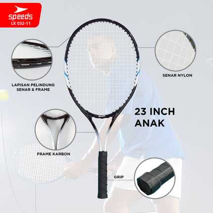 SPEEDS Raket Tennis Set Bola Raket Tenis Latihan Tenis Tennis Trainner Training Toll Exercise Alat Olahraga Tennis 032-11