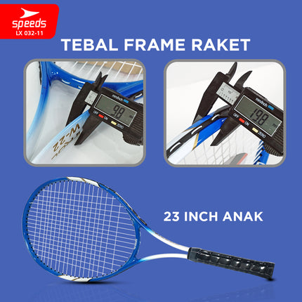 SPEEDS Raket Tennis Set Bola Raket Tenis Latihan Tenis Tennis Trainner Training Toll Exercise Alat Olahraga Tennis 032-11