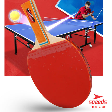 SPEEDS Bet Ping Pong Bat Pingpong Bad Raket Tenis Meja Bahan Karet 032-20