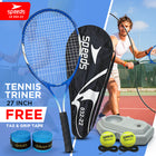 SPEEDS Raket Tennis Set Bola Raket Tenis Latihan Tenis Tennis Trainner Training Toll Exercise 27inch Raket Olaharaga 032-22