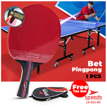 SPEEDS Bet Tennis Meja PIngpong Bola PIngpong  Premium Kayu Berkualitas 032-40