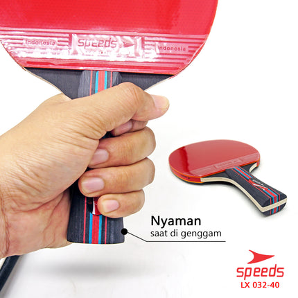 SPEEDS Bet Tennis Meja PIngpong Bola PIngpong  Premium Kayu Berkualitas 032-40