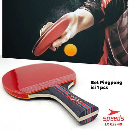 SPEEDS Bet Tennis Meja PIngpong Bola PIngpong  Premium Kayu Berkualitas 032-40