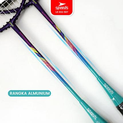 SPEEDS Raket Badminton Raket Racket Bulu Tangkis Outdoor Original Pertandingan 032-507