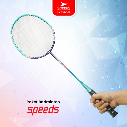 SPEEDS Raket Badminton Raket Racket Bulu Tangkis Outdoor Original Pertandingan 032-507