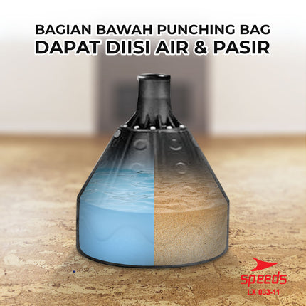 SPEEDS Punching Bag 1,78m Boxing Berdiri Samsak Premium Muaythai Boxing MMA 033-11