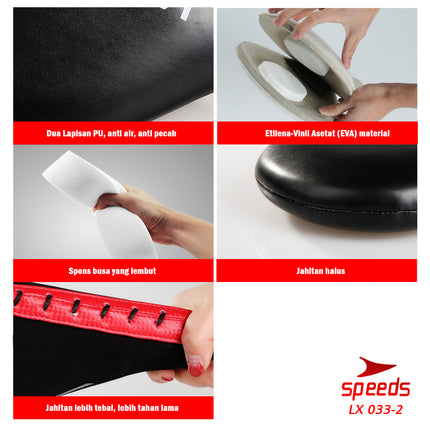 SPEEDS Double Target Taekwondo Foot Target Alat Latihan Taekwondo Target Pukul Original 033-2