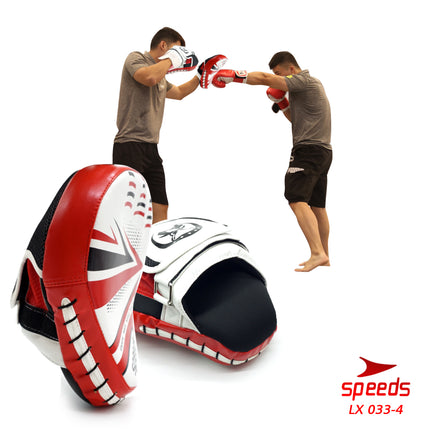 SPEEDS Boxing Pad Muay Thai Taekwondo Hand Target Punching Gloves Pad Bantalan Tinju 033-4