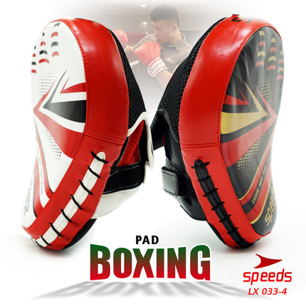 SPEEDS Boxing Pad Muay Thai Taekwondo Hand Target Punching Gloves Pad Bantalan Tinju 033-4