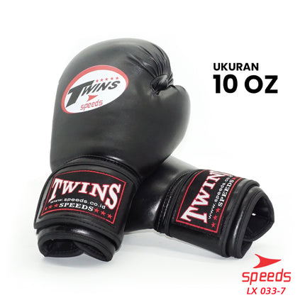 SPEEDS Boxing Gloves Sarung Tinju Twins MMA Muay Thai / Boxing Gloves Sports Punch Training 033-7