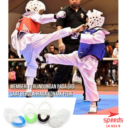 SPEEDS Gumshield Pelindung Gigi Anak Karate Tinju Boxing Mouthguard Olahraga Muaythai 033-9