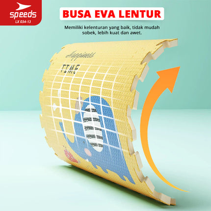 SPEEDS Evamat 30x30cm 20mm Matras Puzzle Karpet Puzzle Matras Eva Alas Lantai Bongkar Pasang 034-13