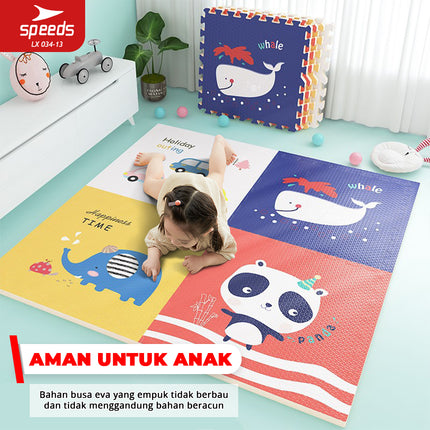 SPEEDS Evamat 30x30cm 20mm Matras Puzzle Karpet Puzzle Matras Eva Alas Lantai Bongkar Pasang 034-13