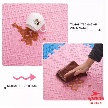 SPEEDS Matras EVA mat 30x30cm 10mm Matras Puzzle Anak Evamat Empuk Soft 034-4