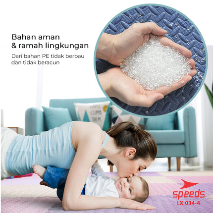 SPEEDS Matras EVA mat 30x30cm 10mm Matras Puzzle Anak Evamat Empuk Soft 034-4