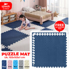 SPEEDS Evamat 103x103cm 12mm Matras Puzzle Karpet Puzzle Matras Eva Alas Lantai Portable LX 034-8