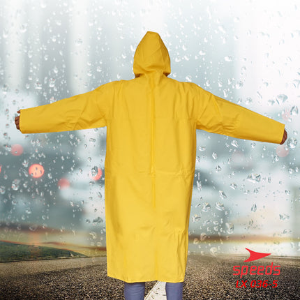 SPEEDS Jas Hujan Rain Coat Ponco Mantel Hujan Anti Air Awet Tebal  Pria Wanita Sunflower 036-5